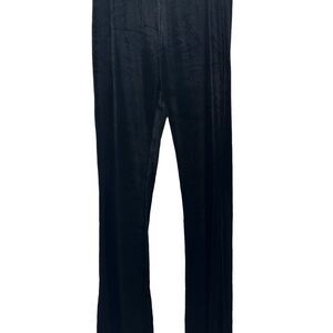 Wild Honey Black High Waist Velvet Wide Leg Pants Size L